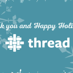 Happy Holiday card from Thread